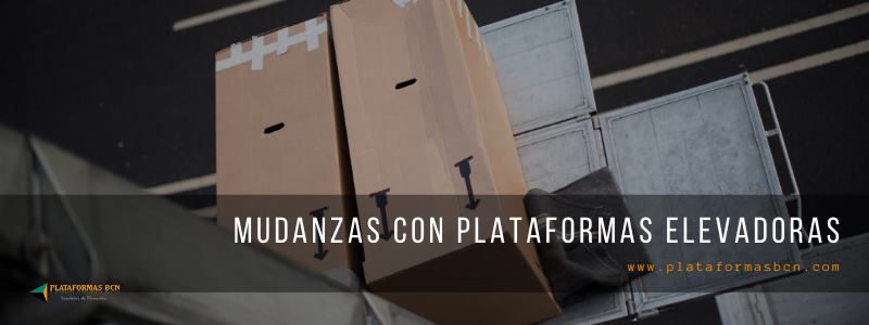 Plataformas elevadoras para mudanzas