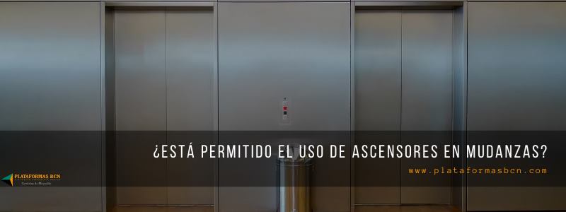 uso de ascensores en mudanzas